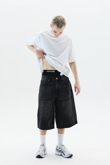 Denim Shorts 01 - Black